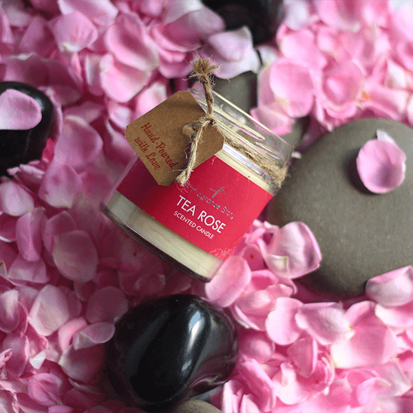 Tea Rose Candle - A Fragrance Story