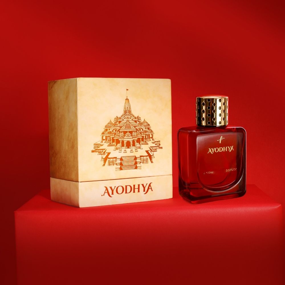 Ayodhya eau de parfum featuring a premium fragrance, perfect for long-lasting wear. Enjoy heavy discounts on this luxury perfume during our special diwali sale.